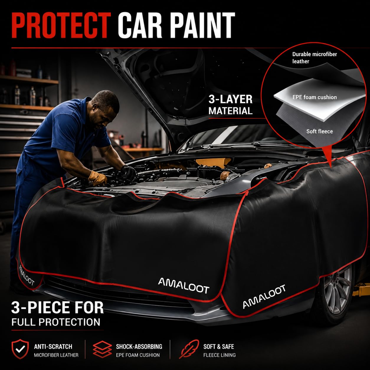 Amaloot scale comparison with wrench illustrating size and protection