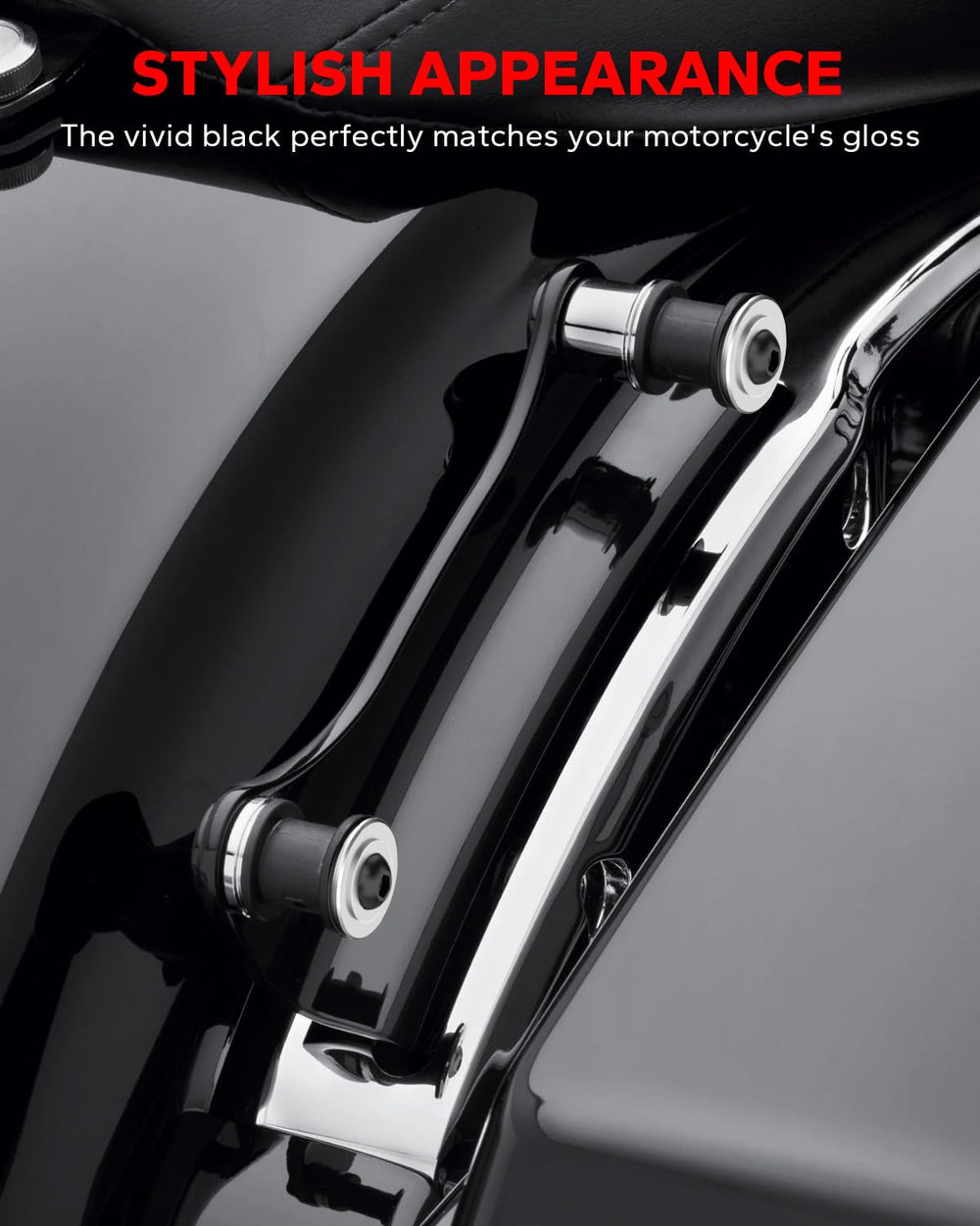 Amazicha black plated surface detail showing finish that resists weathering