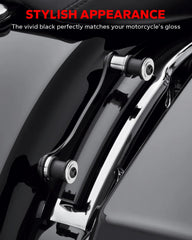 Amazicha black plated surface detail showing finish that resists weathering