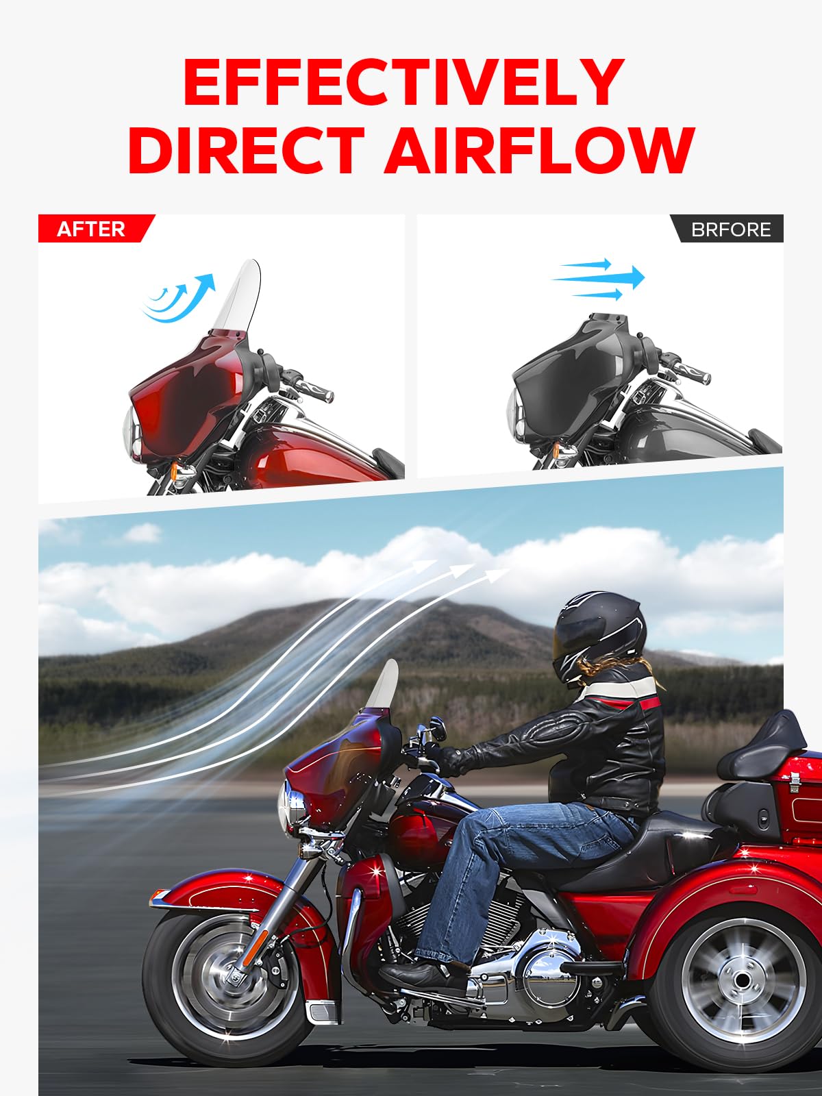 Amazicha windshield transparency displaying unobstructed road view benefit