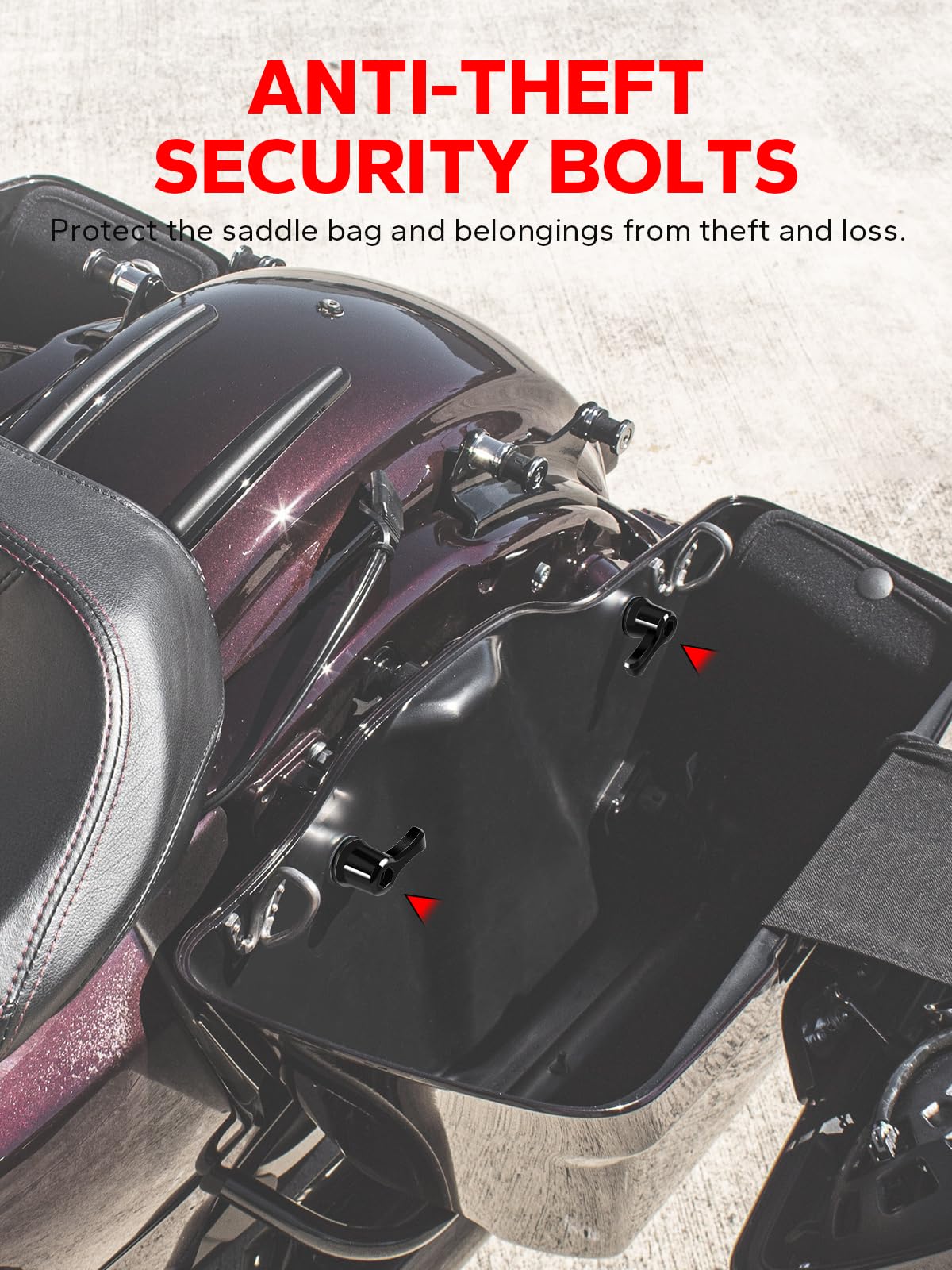 Amazicha close-up of grooved bolt head highlighting anti-slip security