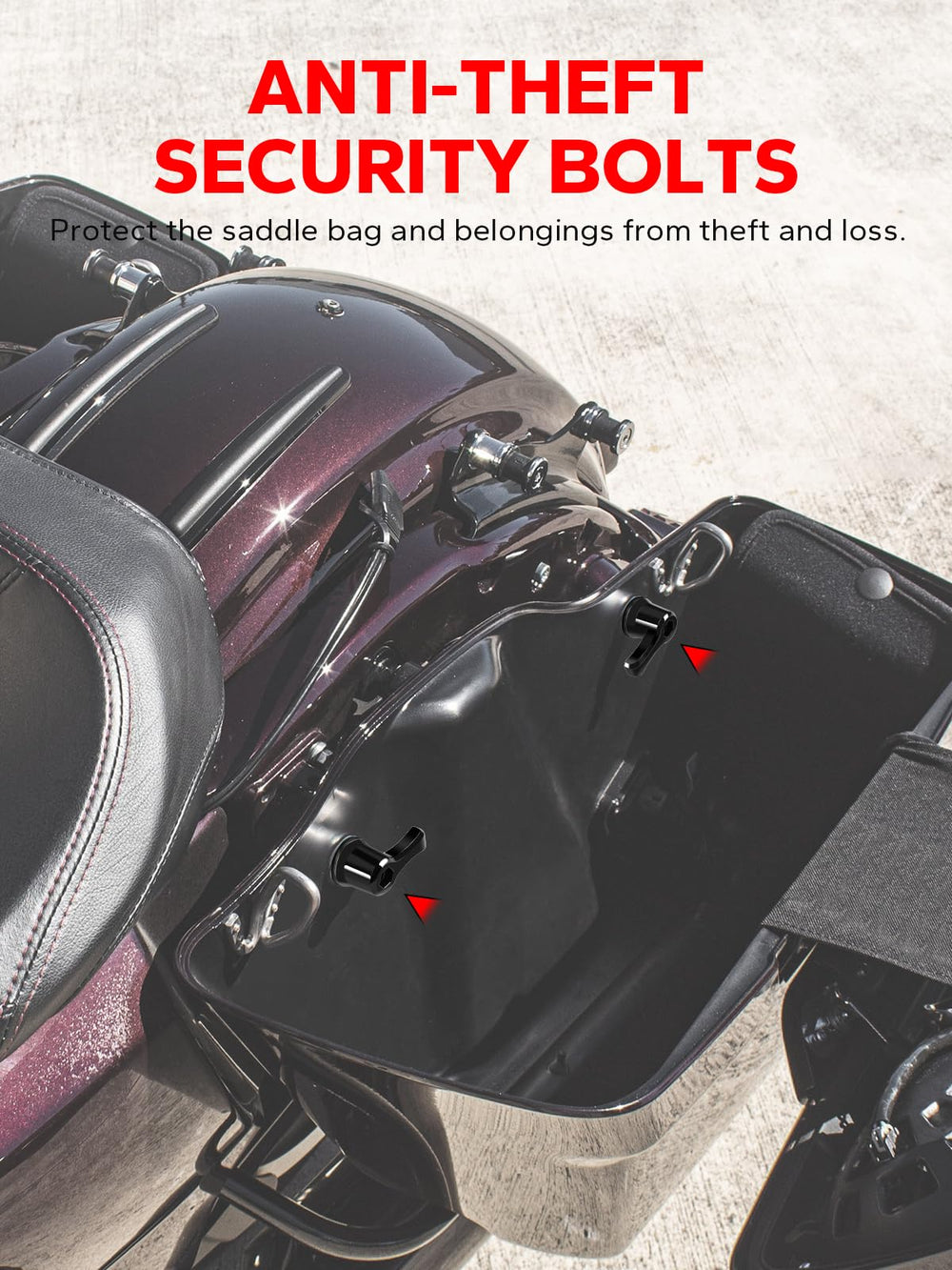 Amazicha close-up of grooved bolt head highlighting anti-slip security