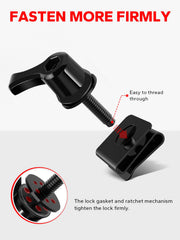 Amazicha hand installing lever bolt showing easier grip and faster fit