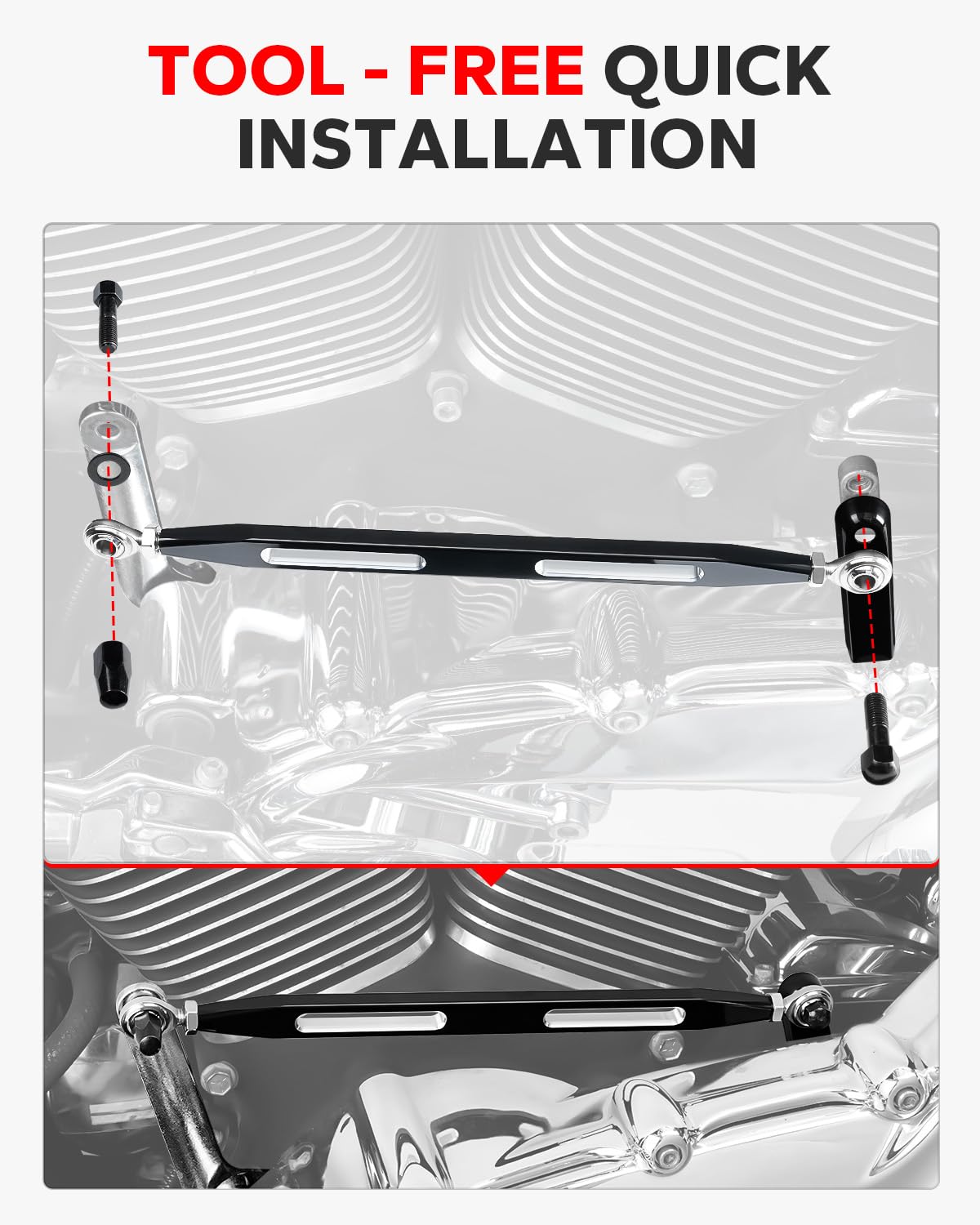 Amazicha detail of black anodized slotted aluminum surface emphasizing corrosion resistance