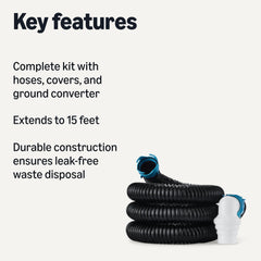 Amazon Basics hose connection detail showing secure bayonet fit and reduced leak risk