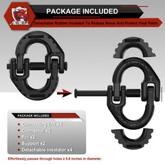AMBULL connector with rubber isolator detail reducing vibration and wear