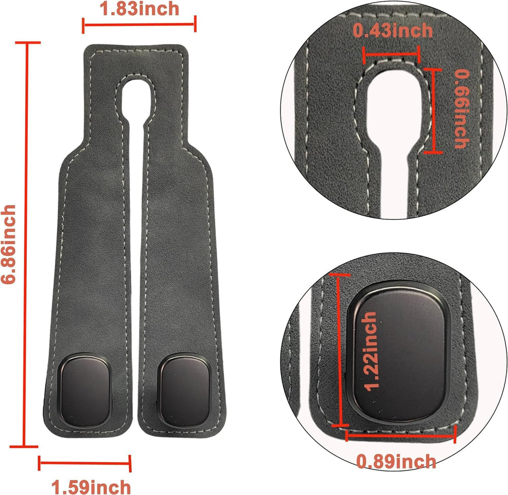 Amelity close-up of leather wrap and metal core showing durable finish