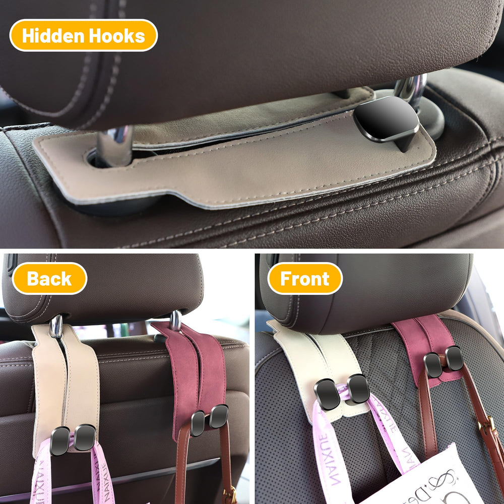 Amelity hook used as phone holder for hands-free navigation and safer driving