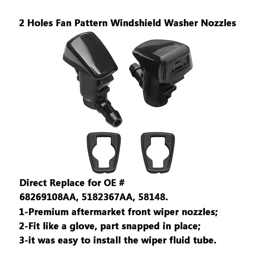 AMFRNE close-up of nozzle orifice showing precision fan-pattern for improved spray coverage