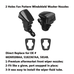 AMFRNE close-up of nozzle orifice showing precision fan-pattern for improved spray coverage