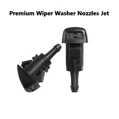 AMFRNE nozzles installed on Jeep Patriot cowl, restores windshield spray benefit