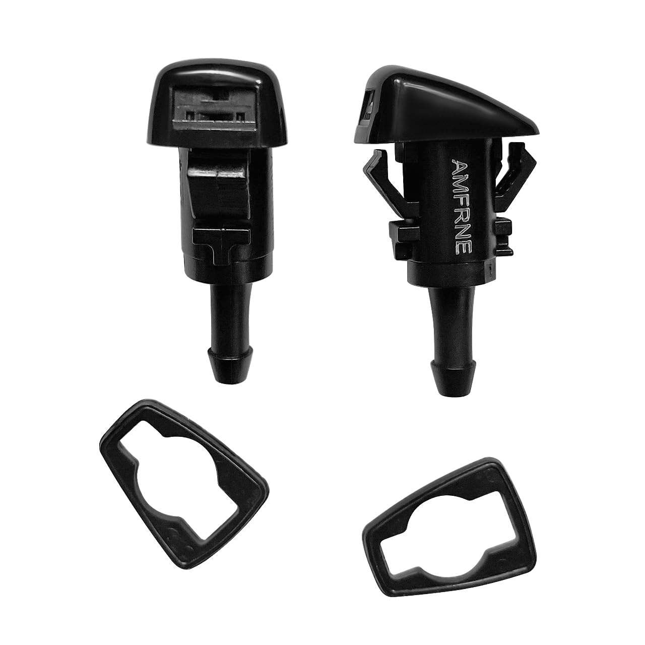 AMFRNE nozzle next to coin showing compact size and accurate OEM fit
