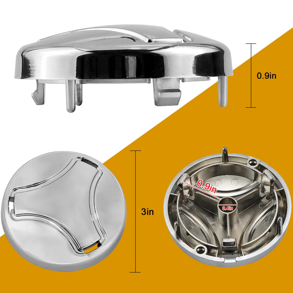 AMI PARTS cap next to coin demonstrating compact size and easy handling