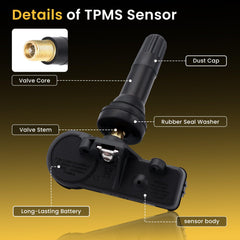 AMICAREP sensor installed on vehicle wheel demonstrating quick replacement benefit