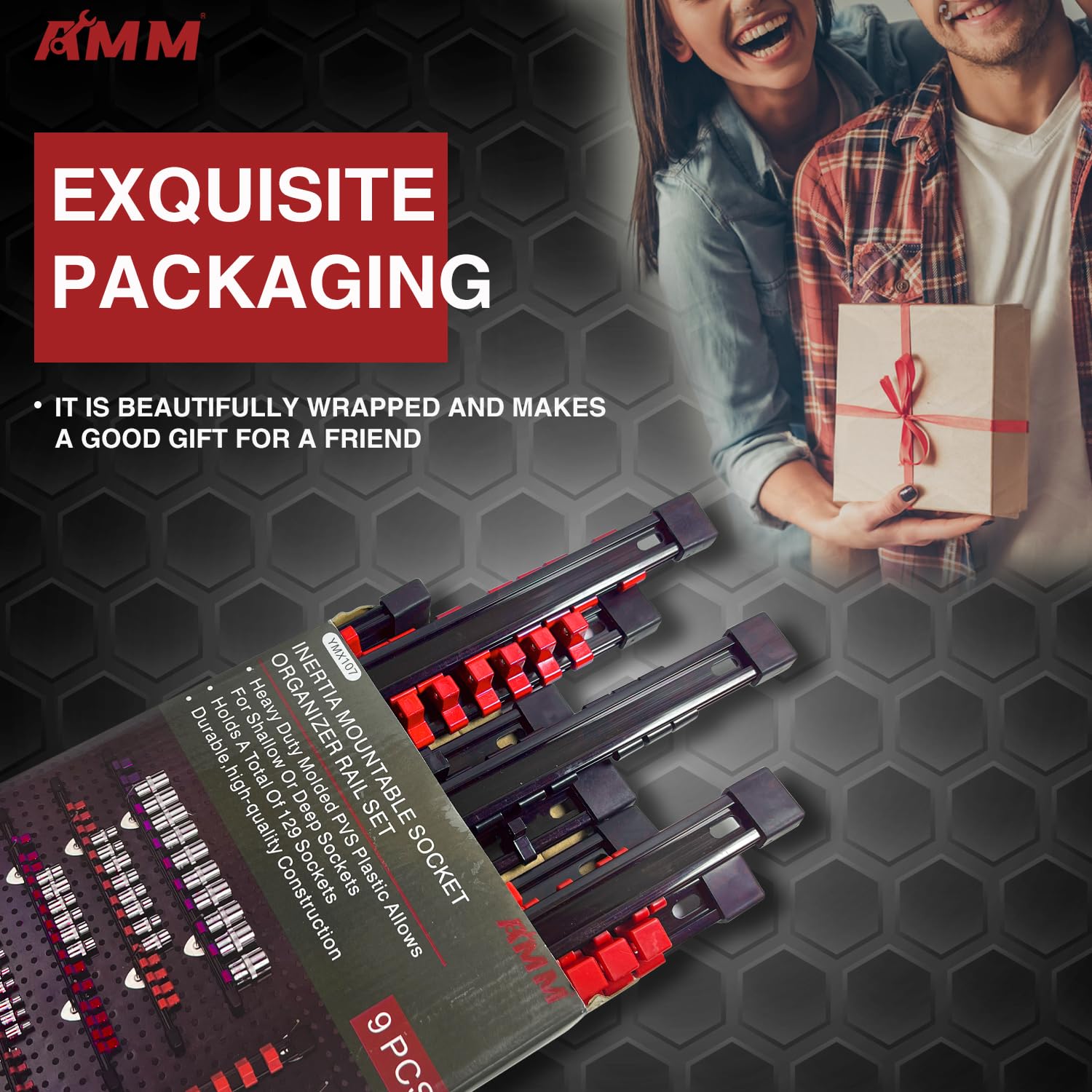 AMM size comparison with ratchet to show scale and compatibility with common drives
