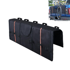 Amooca front view showing full tailgate pad protecting truck with secure fit