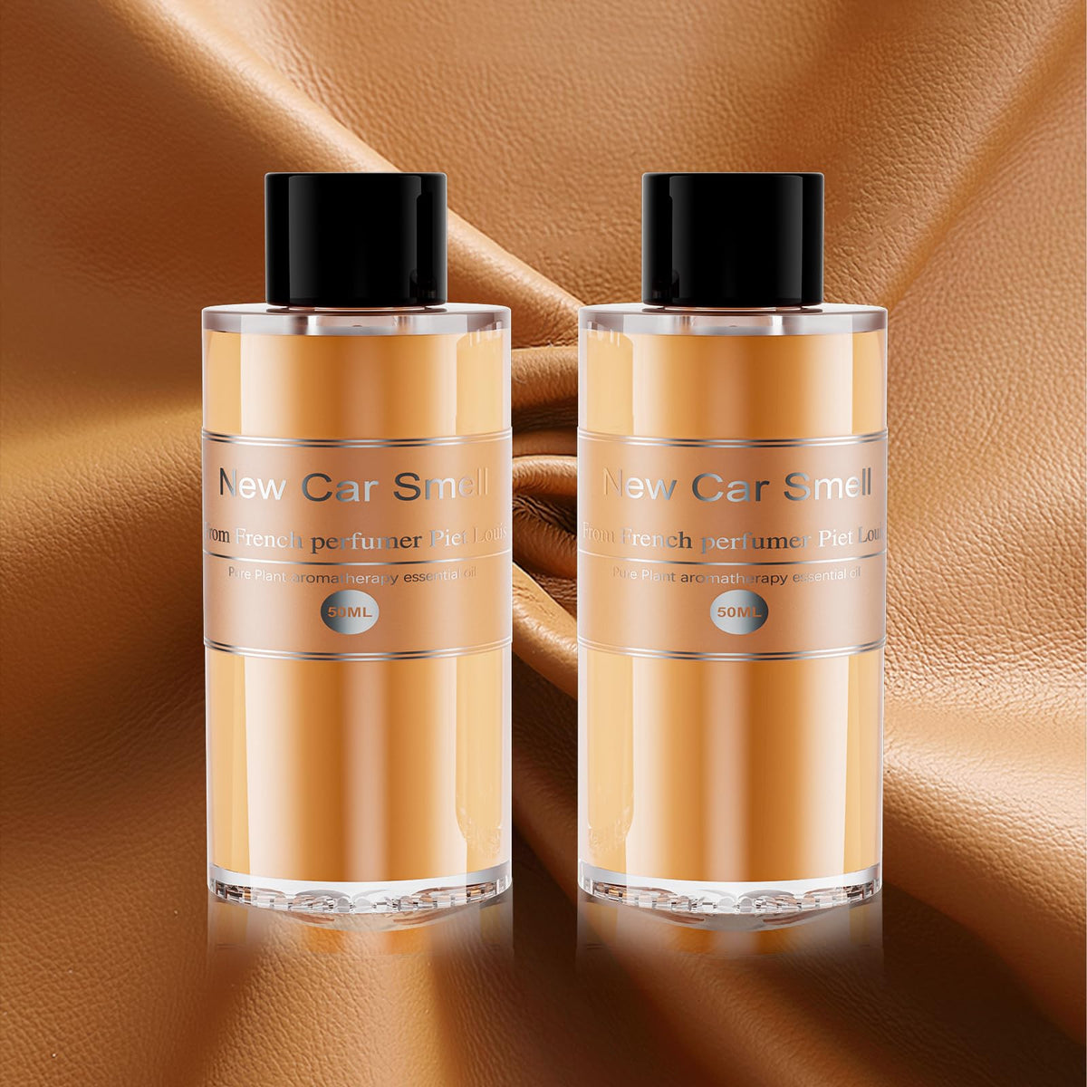 Amor Lyris front packaging showing two refill bottles, clean scent benefit