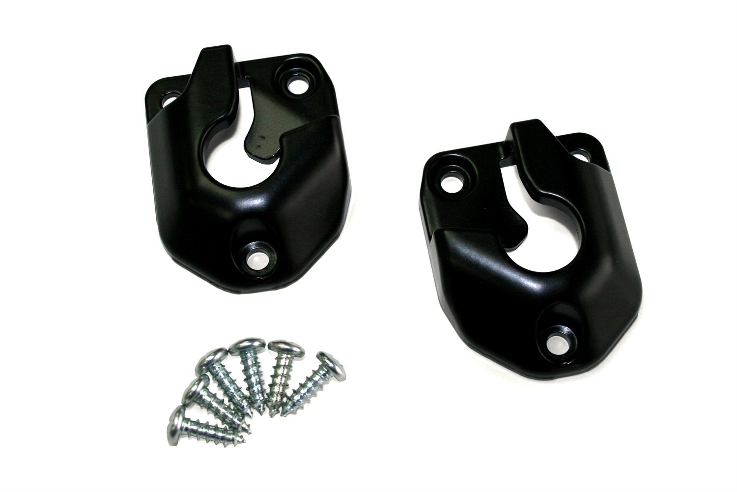 AMP Research front view of replacement brackets showing fit and finish benefit