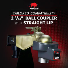 AMPLock textured finish detail showing rust-resistant coating for long-term outdoor use