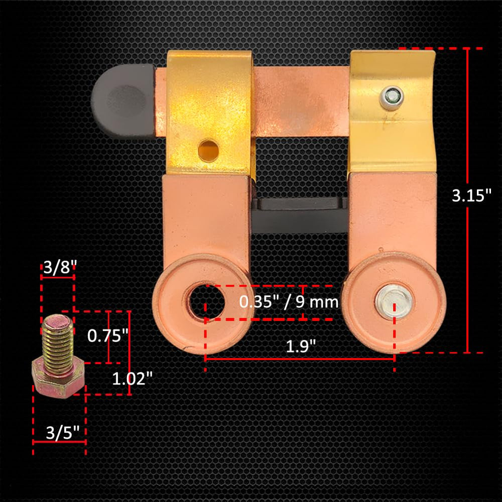 Ampper switch mounted on a boat battery side post protecting electrical systems