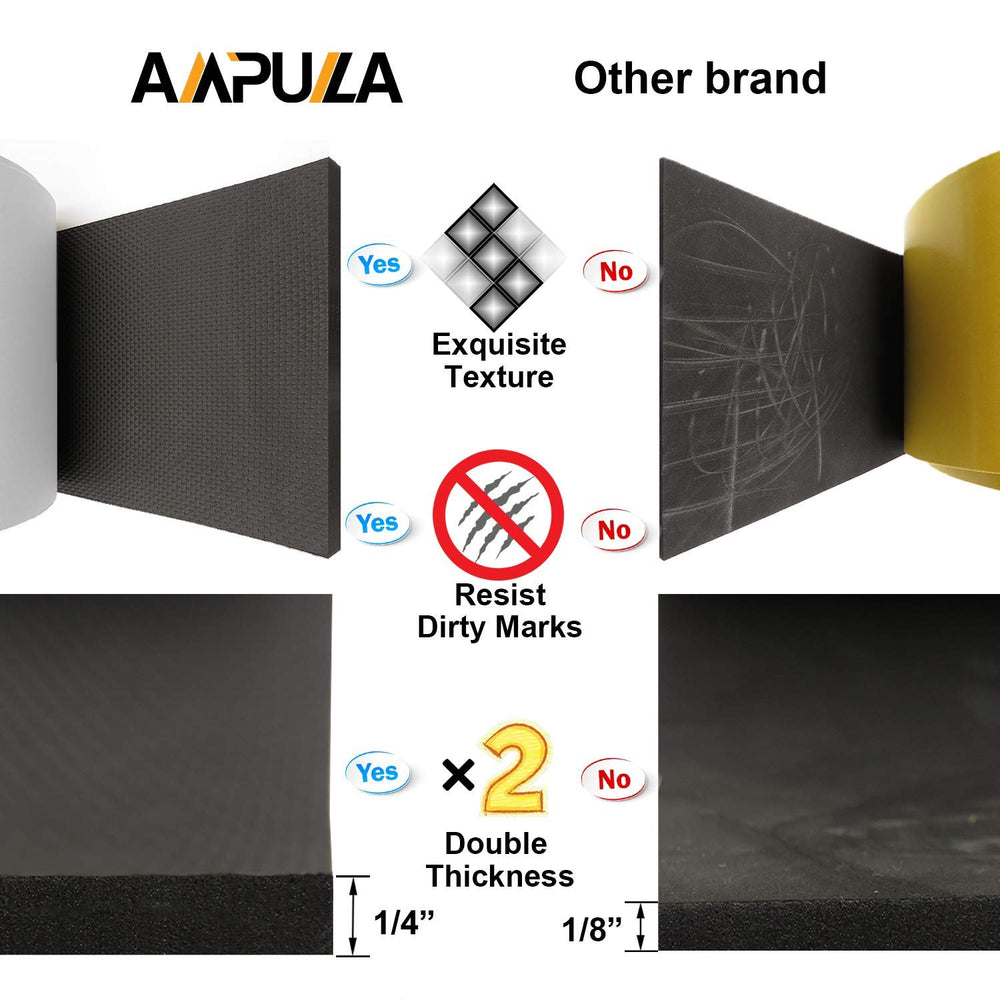 AMPULLA foam strip being cut to size demonstrating customizable fit advantage