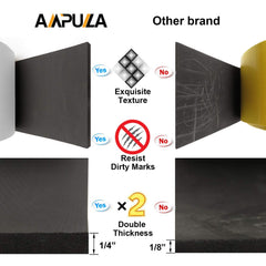 AMPULLA foam strip being cut to size demonstrating customizable fit advantage
