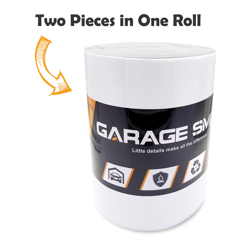 AMPULLA in a garage lifestyle shot protecting wall and vehicle