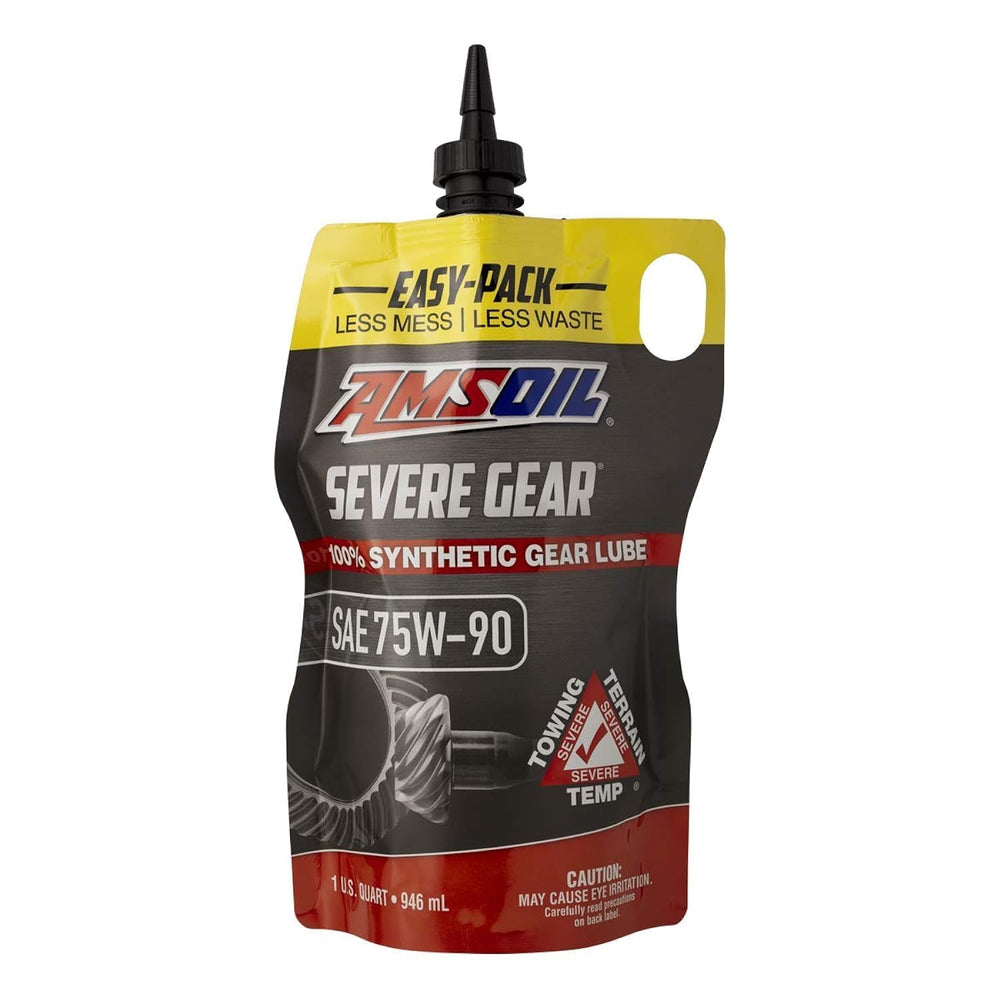Amsoil SVGPK quart front view showing label and product benefit for gear protection