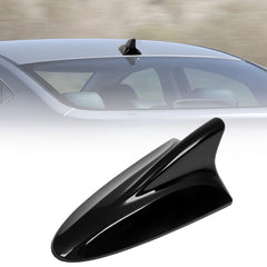 AMSPRAC front view of shark fin antenna cover showing sleek glossy finish and updated look