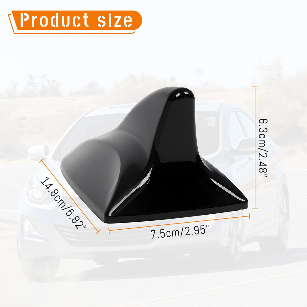 AMSPRAC boxed product image showing single shark fin cover included in package