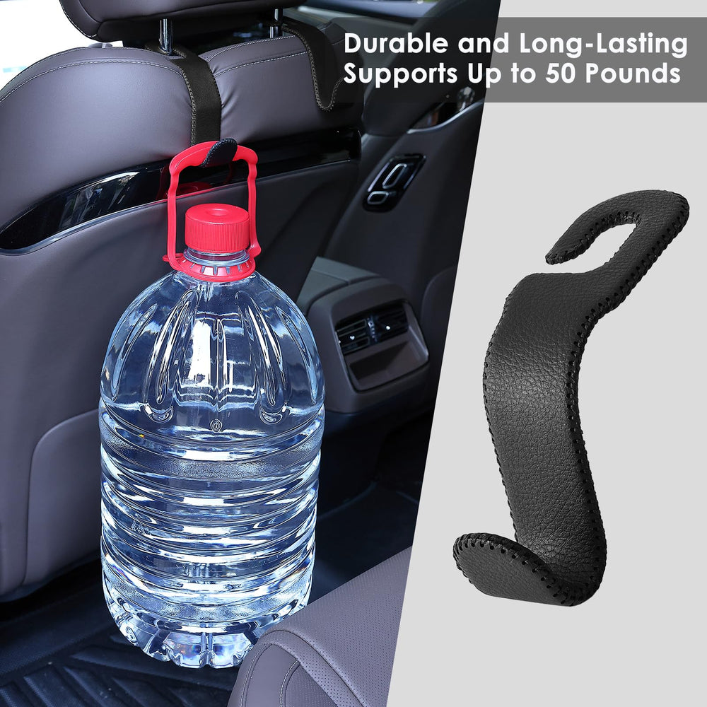 AMVOYOA lifestyle shot inside car on road trip keeping bags elevated and cabin clutter-free