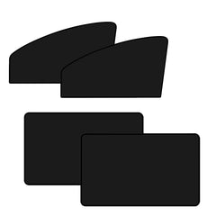AMZAUTO triangular front shade mounted showing instant privacy and sun reduction