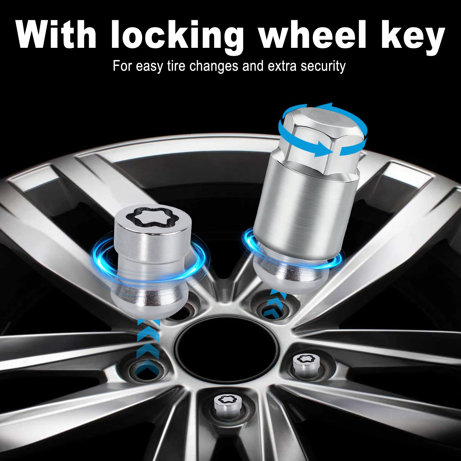 AMZAUTO key next to nut for scale showing compact design and easy storage
