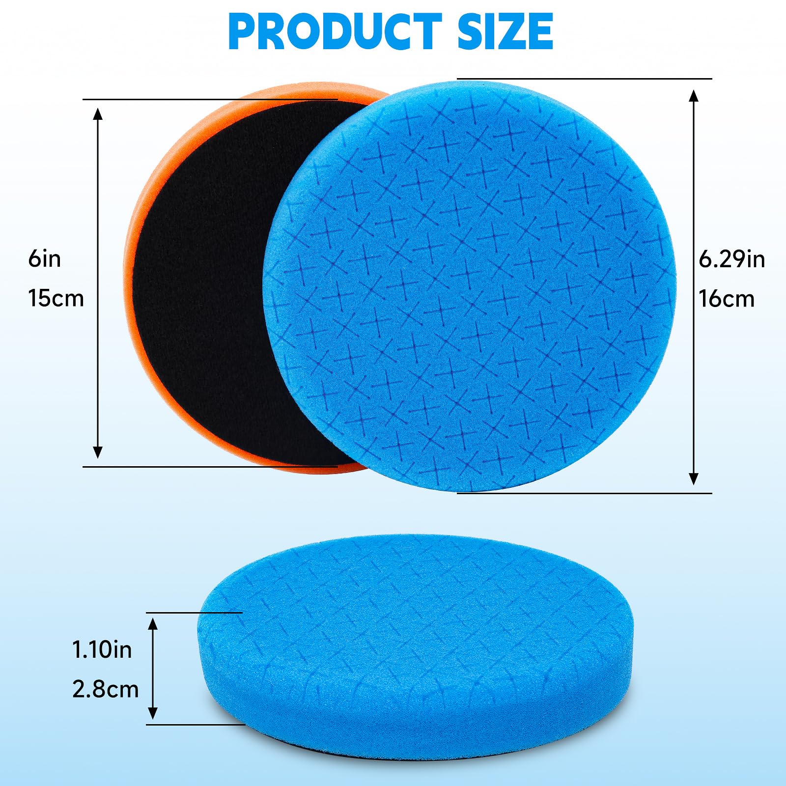ANAHAF close-up of foam pad texture showing even pores for controlled polishing