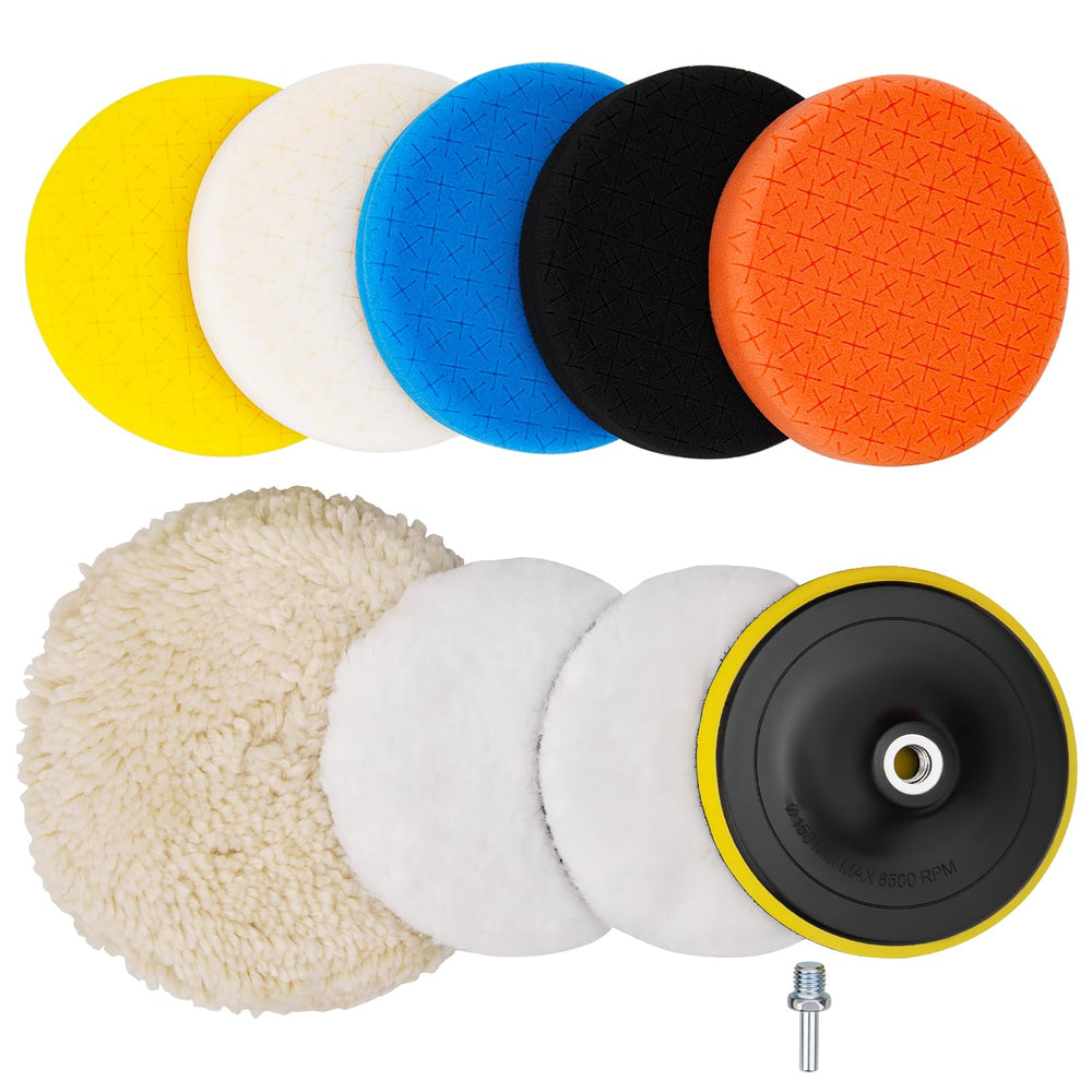 ANAHAF front packaging showing full 10-piece pad kit and accessories for quick setup