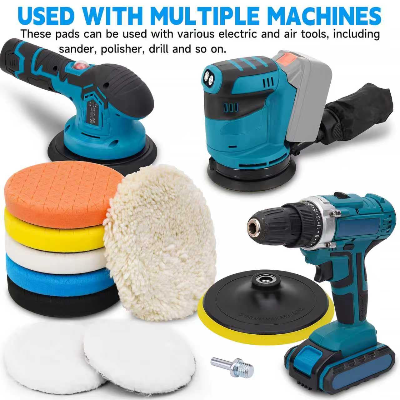 ANAHAF pad held in hand to show 6-inch scale and ergonomic handling benefit