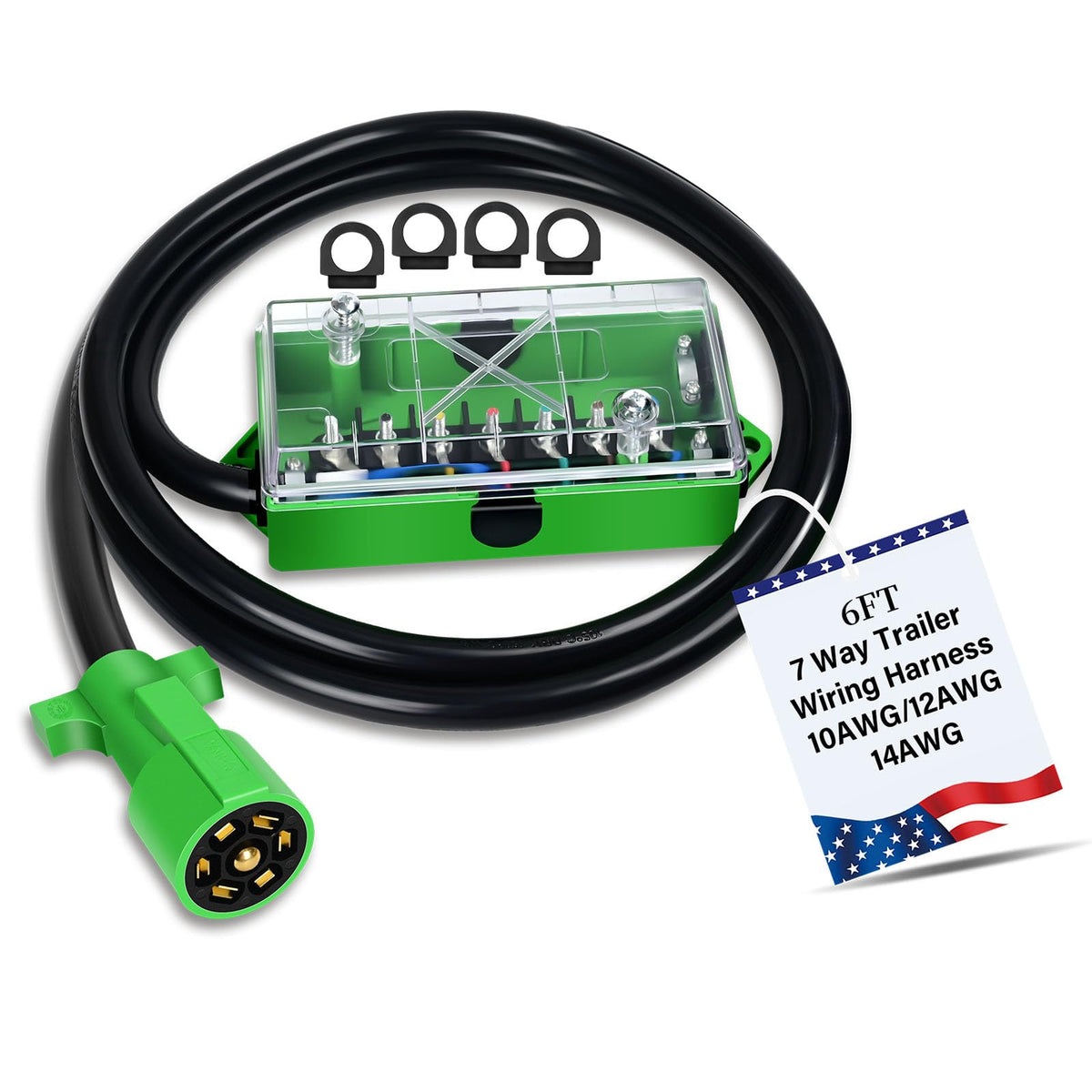 Anayguto front junction box view showing secure sealed housing and organized wiring benefits