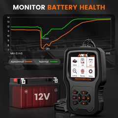 ANCEL AD530 showing live sensor data to monitor engine performance in real time