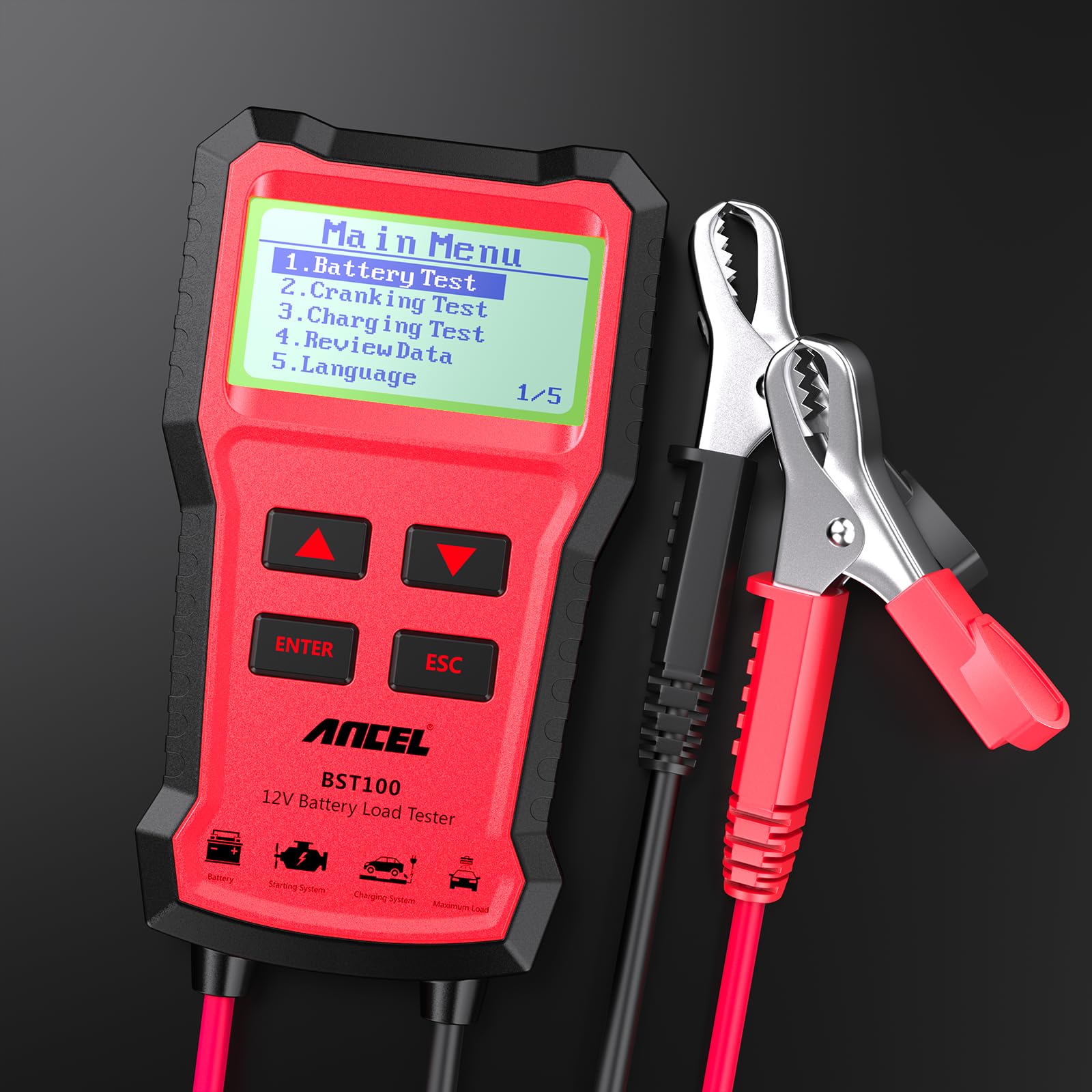 ANCEL BST100 packaging and manual ready for immediate out-of-box testing