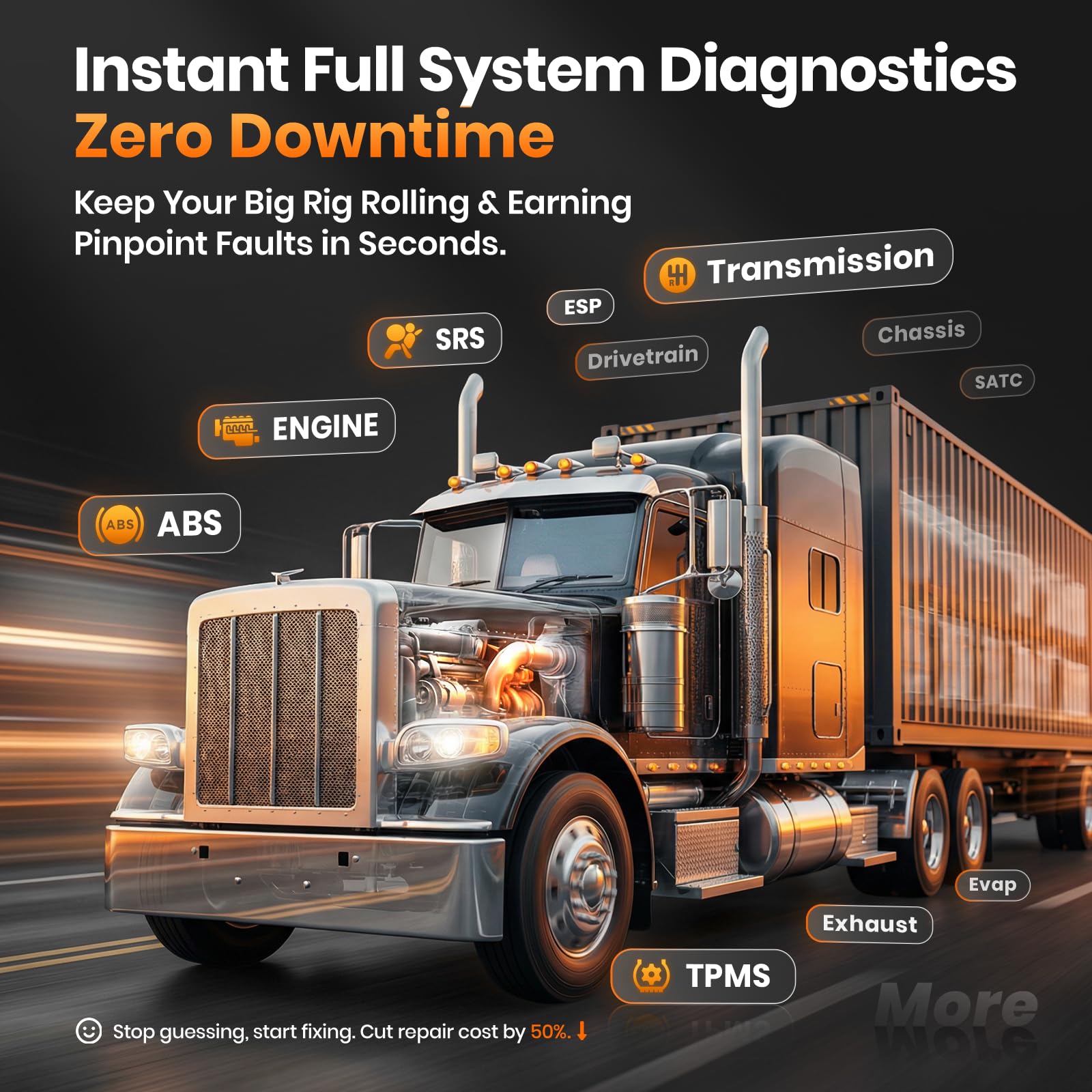 ANCEL HD601 screen displaying live data streams for faster fault diagnosis