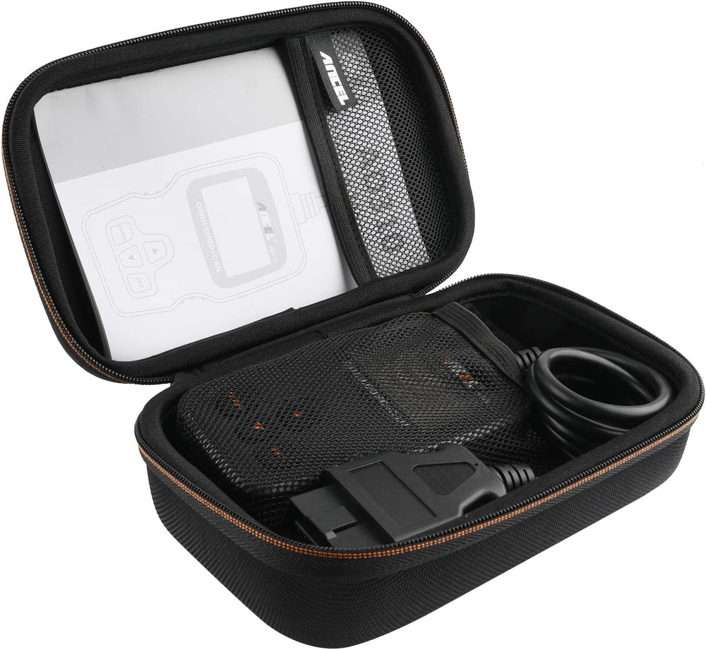 ANCEL case inside a tool bag showing portability and garage-ready organization