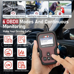 ANCEL JP700 back panel and OBD connector illustrating robust cable connection benefit