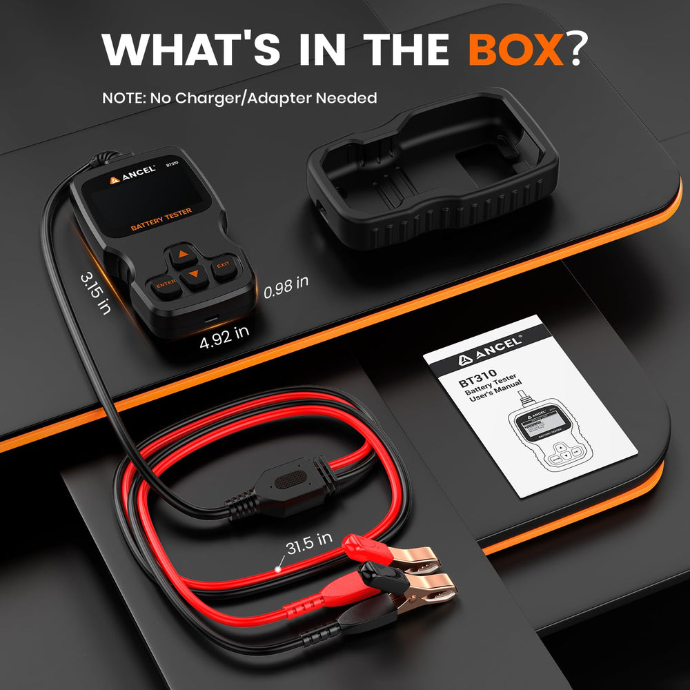 ANCEL box and included accessories showing ready-to-use convenience