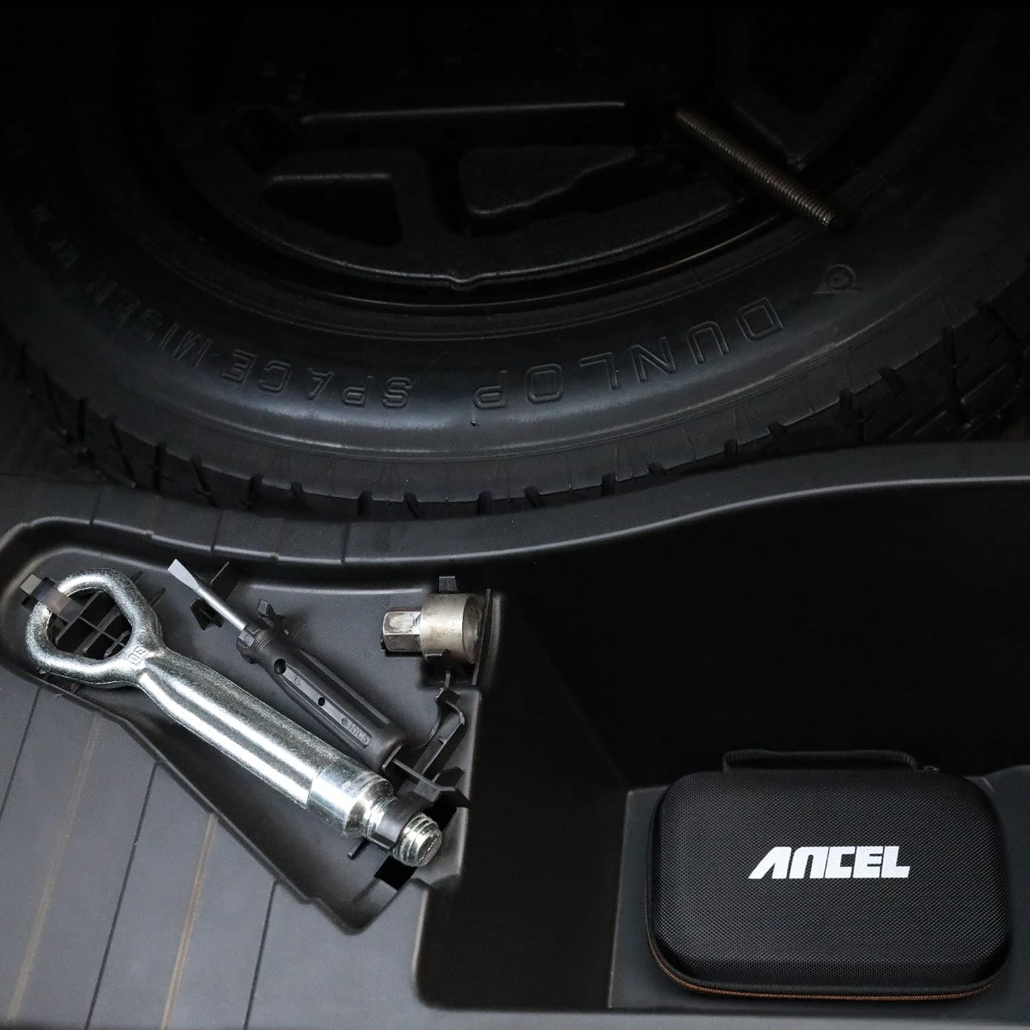 ANCEL zipper and logo detail showing durable closure and easy kit recognition
