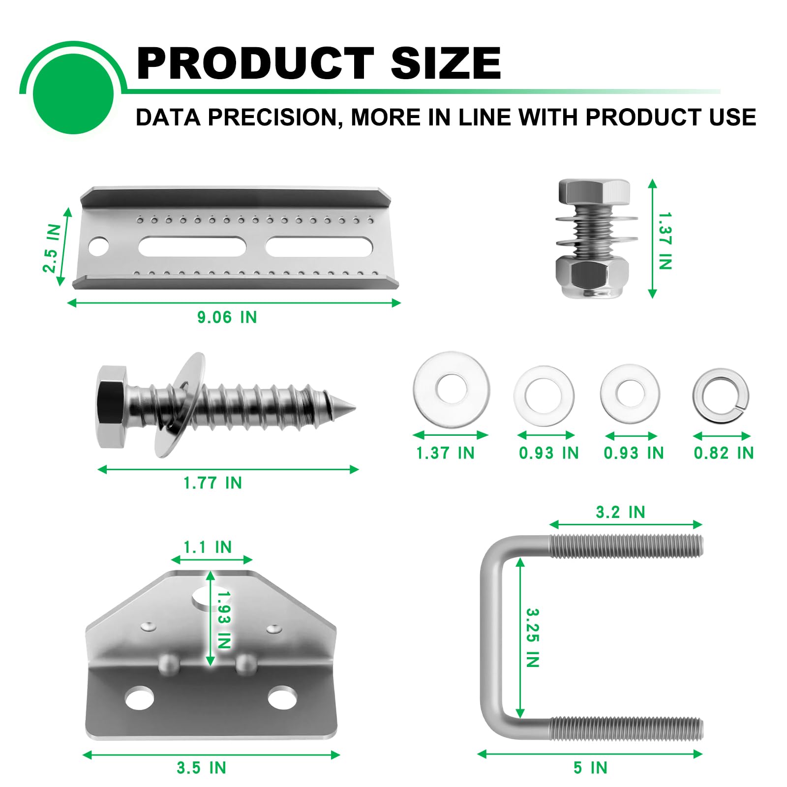 Andorm clamp base detail showing secure fit on crossmember for vibration-resistant support