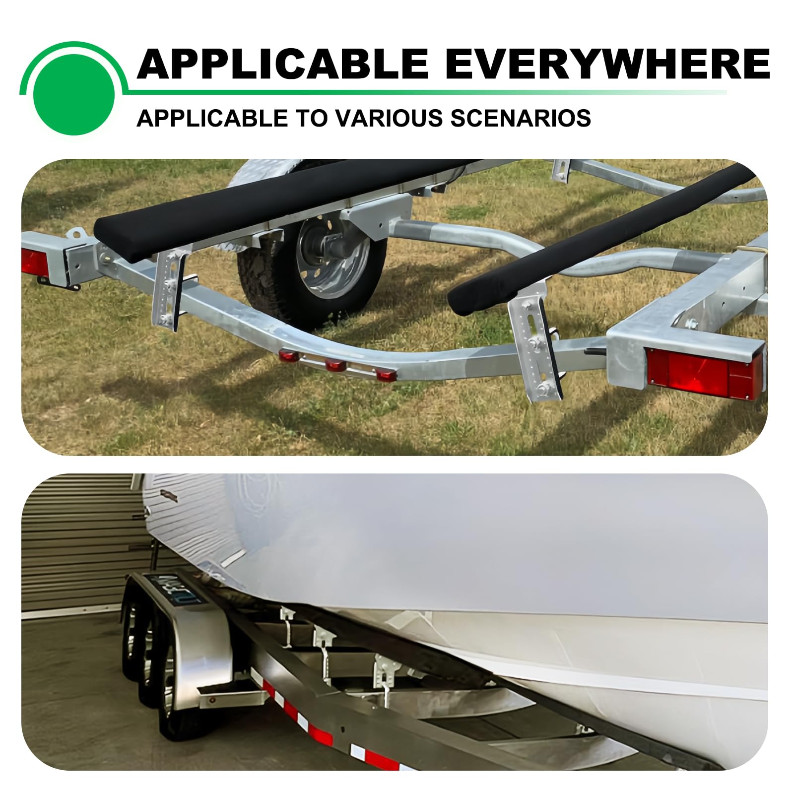 Andorm lifestyle trailer installation image showing brackets installed and fast, reliable setup benefit