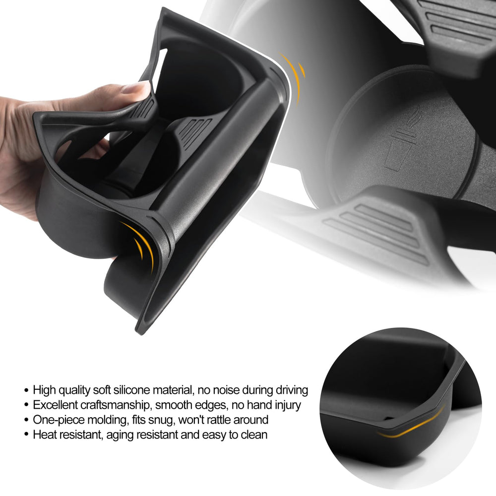ANFOKAS cup holder holding mug securely to reduce spills and movement