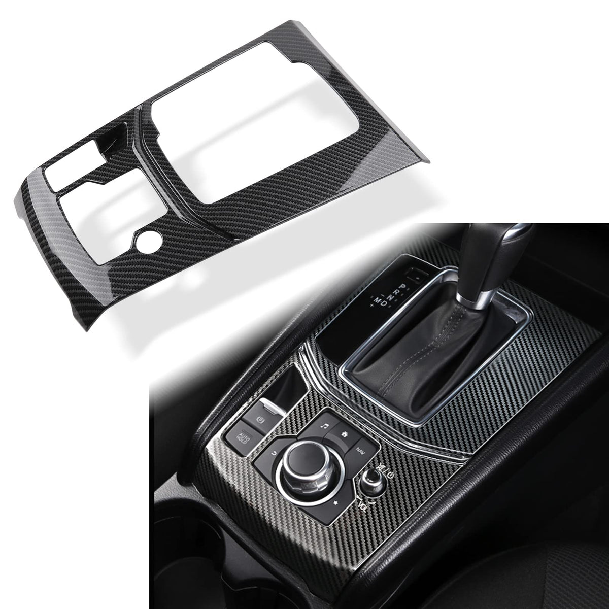 ANFOKAS front view of panel cover showing clean carbon finish and upgraded look