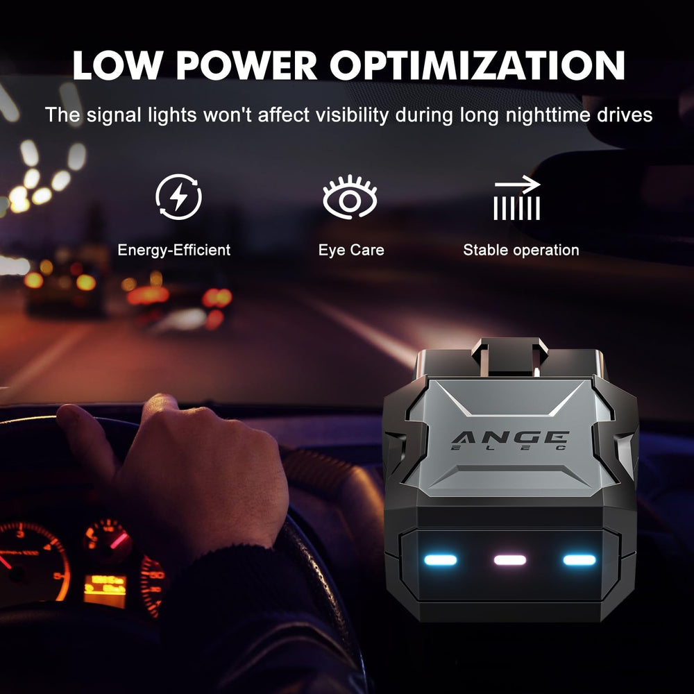 ANGE ELEC AG001 Pro installed inside truck interior showing improved drive feel