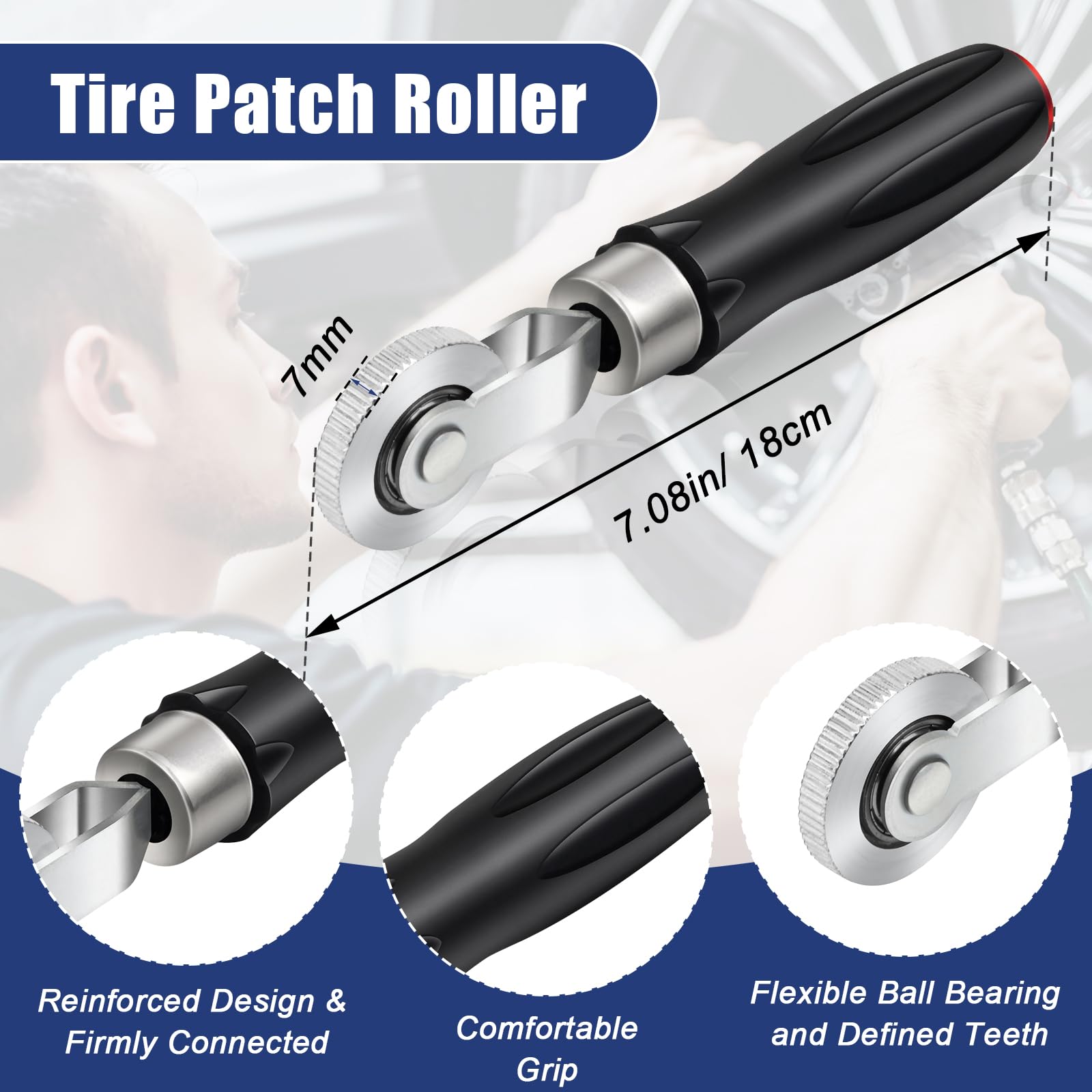 Anglekai buffer wheel and drill bit showing durable tools for surface prep